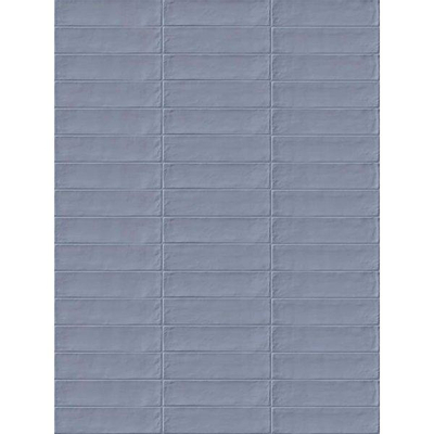 SAMPLE Emil Total Brick Wandtegel 6x24cm 10mm Blu Avio