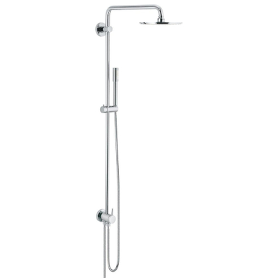 GROHE Rainshower Modern Regendoucheset Opbouw - hoofddouche 21cm - handdouche staaf - glijstang 113cm - chroom