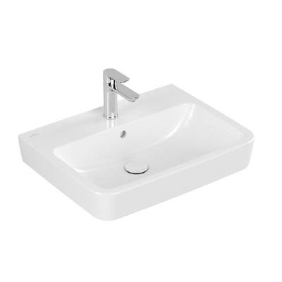 Villeroy & Boch O.novo wastafel 60x46cm met overloop 1 kraangat wit