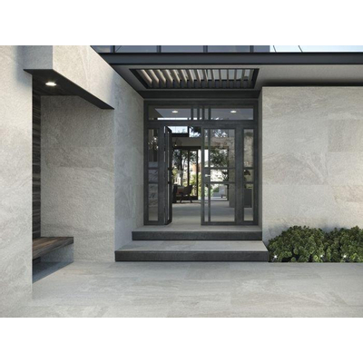 SAMPLE Baldocer Cerámica Vloer- en wandtegel Howen Grey Gerectificeerd Industriële look Mat Grijs