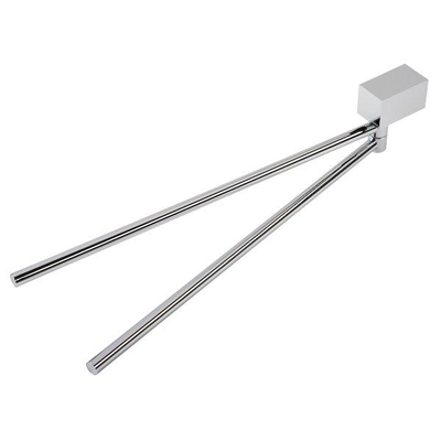 Geesa Nexx Handdoekrek 2-armig Chroom