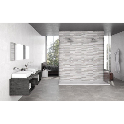 Cifre Ceramica wand- en vloertegel - 60x60cm - Vierkant - 9mm - gerectificeerd - Betonlook - pearl