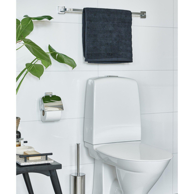 Smedbo Ice Toiletrolhouder - met klep - chroom