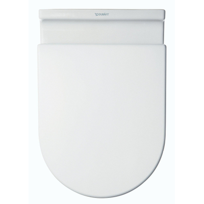 Duravit Starck 3 WC-zitting 37x43.6x3.8cm Kunststof wit Glanzend