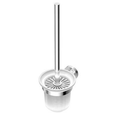 Ideal Standard Iom closetborstelgarnituur wandmodel met glazen kom mat chroom