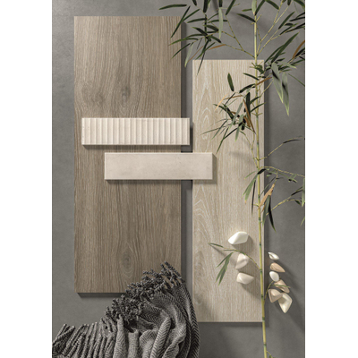 Cifre Cerámica Mussa Voor wandtegel - 30x7.5cm - 8mm - Ivoor