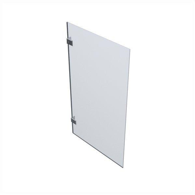 Sealskin Acqua zijwand links 880 mm breed, 2000 mm hoog Chroom profiel en Helder glas OUTLET