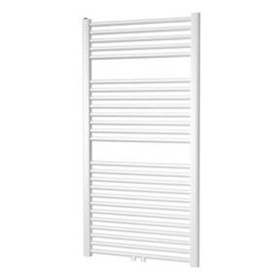 Plieger Palmyra designradiator horizontaal middenaansluiting 1175x600mm 681W donkergrijs structuur