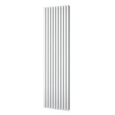 Plieger Siena designradiator verticaal dubbel 1800x462mm 1564W antraciet metallic