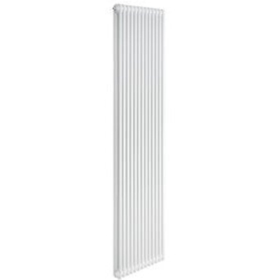 Plieger Florence designradiator verticaal 1800x600mm 1677W zilver metallic