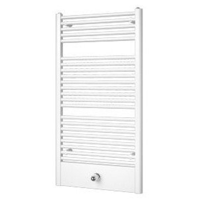 Plieger Lucca designradiator horizontaal 775x600mm 415W parelgrijs (pearl grey)