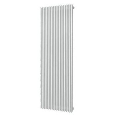 Plieger Antika Retto designradiator verticaal middenaansluiting 1800x595mm 1753W pergamon (RAL9001)