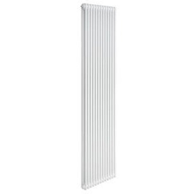 Plieger Florence designradiator verticaal 1800x600mm 1677W zwart grafiet (black graphite)