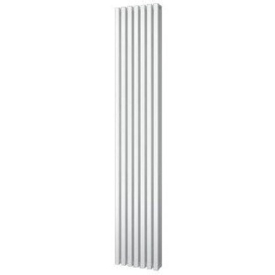 Plieger Siena designradiator verticaal dubbel 1800x318mm 1096W antraciet metallic