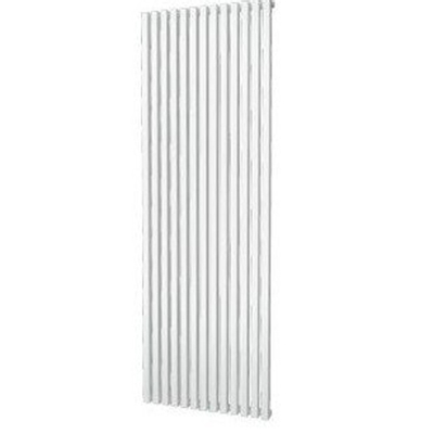 Plieger Siena designradiator verticaal enkel 1800x606mm 1422W antraciet metallic