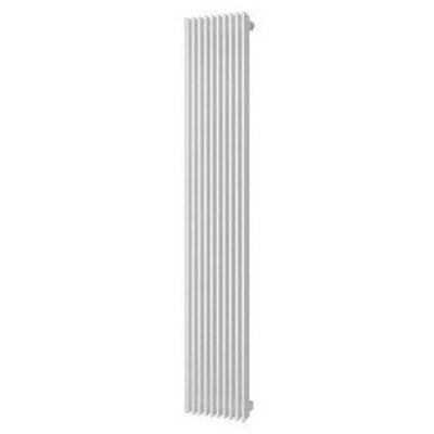Plieger Antika Retto designradiator verticaal middenaansluiting 1800x295mm 994W zilver metallic