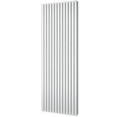Plieger Siena designradiator verticaal dubbel 1800x606mm 2030W parelgrijs (pearl grey)
