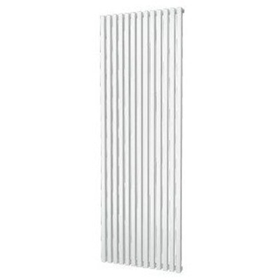 Plieger Siena designradiator verticaal enkel 1800x606mm 1422W zilver metallic