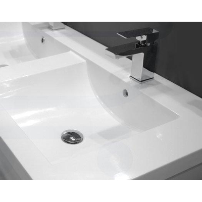 Saniclass chroom klikwaste en wit sifon