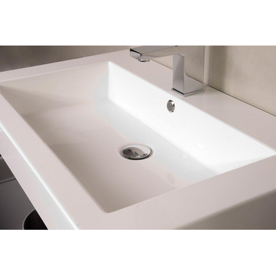 BRAUER Adore Florence badmeubel 80cm hoogglans wit zonder spiegel