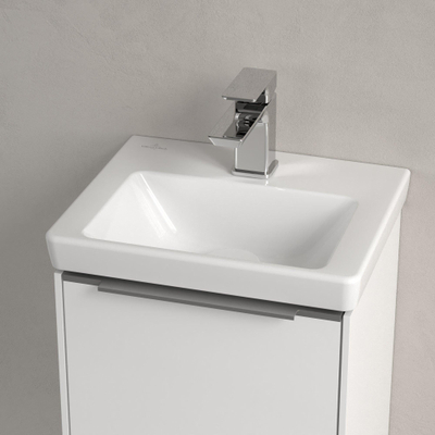 Villeroy & Boch Subway 3.0 fontein 37x30.5x13.5cm met 1 kraangat zonder overloopgat Wit Ceramic+