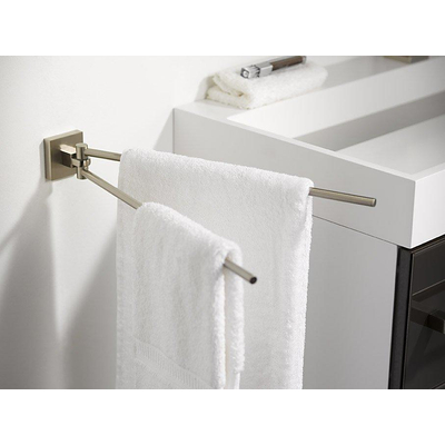 Haceka Mezzo handdoekhouder 46,10cm draaibaar mat chroom