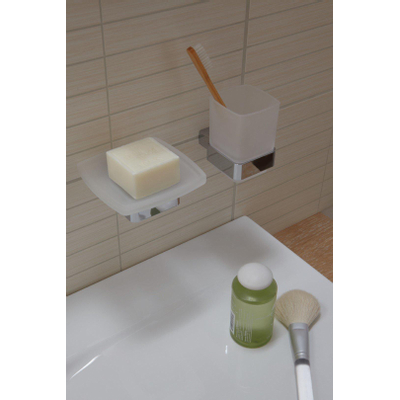 Emco Loft zeephouder met zeepschaal chroom