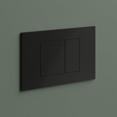 Hotbath GAL Bedieningspaneel - voor Geberit UP320/720/TECE Box 8 - Mat Zwart PVD