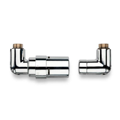 Vasco design ventielset links 1/2 chroom