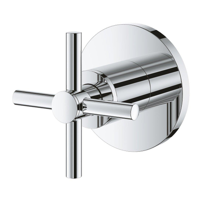 Grohe Atrio Inbouwthermostaat - 1 knop - stopkraan - met kruisgreep - chroom