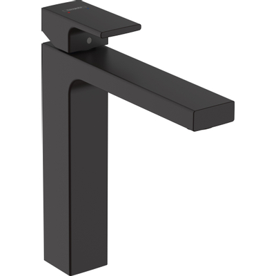 Hansgrohe Vernis wastafelkraan 110 highriser met waste mat zwart