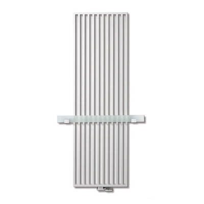 Vasco Arche VVB designradiator met verticale buizen + vaste handdoekb 470x1800mm 1050 watt wit