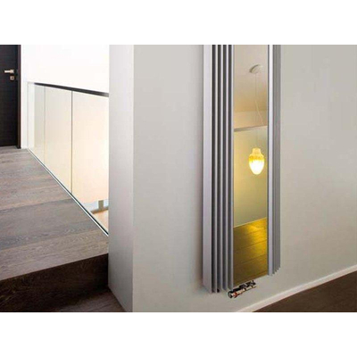 Jaga Iguana Visio Designradiator met spiegel 1800x510mm 719W mat wit
