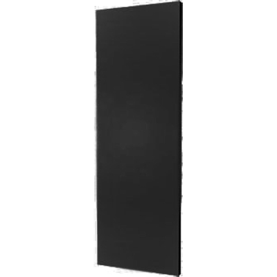 Plieger Perugia designradiator verticaal middenaansluiting 1806x456mm 802W zwart grafiet (black graphite)