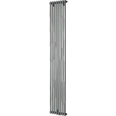 Plieger Venezia designradiator enkel verticaal 1970x304mm 970W antraciet metallic