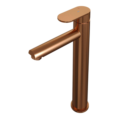 Brauer Copper Edition Wastafelmengkraan opbouw - hoog - model C - PVD - geborsteld koper