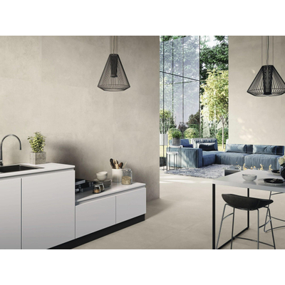 Baldocer Ceramica Arkety vloertegel - 60x60cm - 10mm - Vierkant - gerectificeerd - Betonlook - Taupe mat