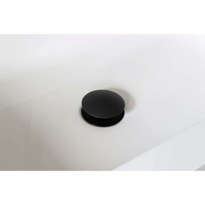 Fortifura Calvi Badafvoercombinatie - draaibediening - mat zwart