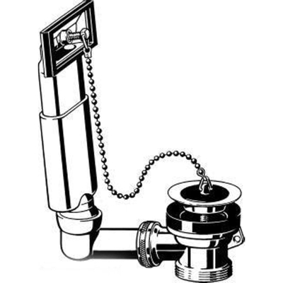 Viega gootsteen afvoer en overloopgarnituur met overloop 6/4x70 messing