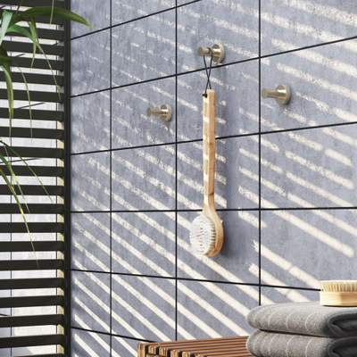 Hotbath Cobber X Handdoekhaak Geborsteld nikkel