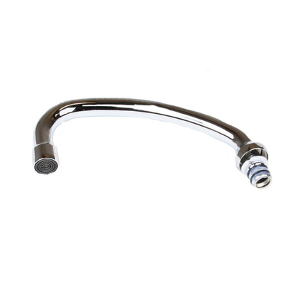 Venlo draaibare bovenuitloop met straalregelaar 3/4x170mm chroom