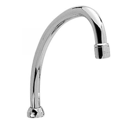 Venlo draaibare hoge uitloop met straalregelaar M24x200mm chroom