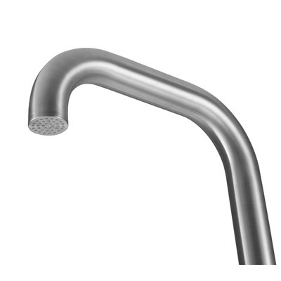 Fortifura Outdoor Original Vrijstaande Buitendouche - Geborsteld RVS PVD (RVS) 316 - handdouche - Geborsteld RVS PVD (RVS)