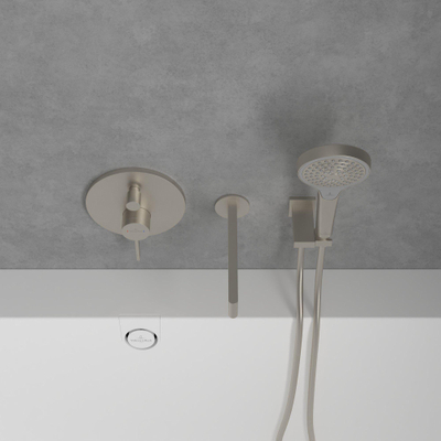 Villeroy & Boch Dawn Eengreeps inbouwkraan - Matt Brushed Nickel (RVS)