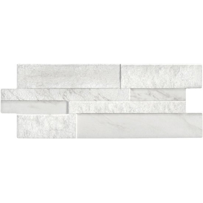 Keradom Marmi Wandtegel 16x40cm 10mm porcellanato White
