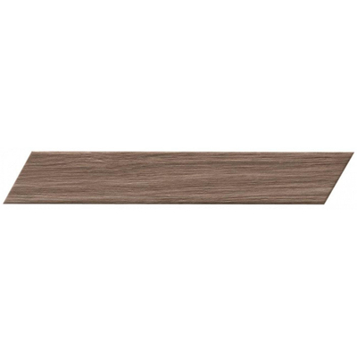 Fap Ceramiche Fapnest wand- en vloertegel - 7.5x45cm - 9mm - Rechthoek - Houtlook - Brown Chevron Mat