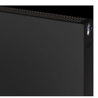 Plieger Compact flat paneelradiator compact vlakke plaat type 22 90x60cm 1266watt zwart grafiet