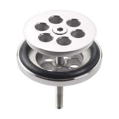 Clou Wash Me plug voor siliconen waterstop rvs Chroom