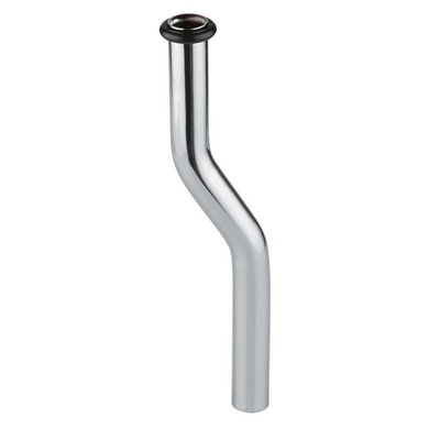 GROHE urinoir spoelpijp 20cm met sprong 3cm O 18mm met O ring chroom