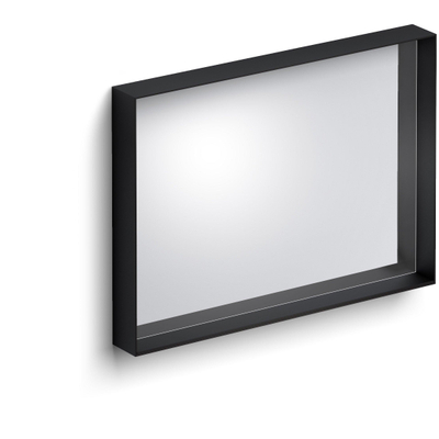 Clou Look at Me Spiegel - 70x50x8cm - rechthoek - mat zwart